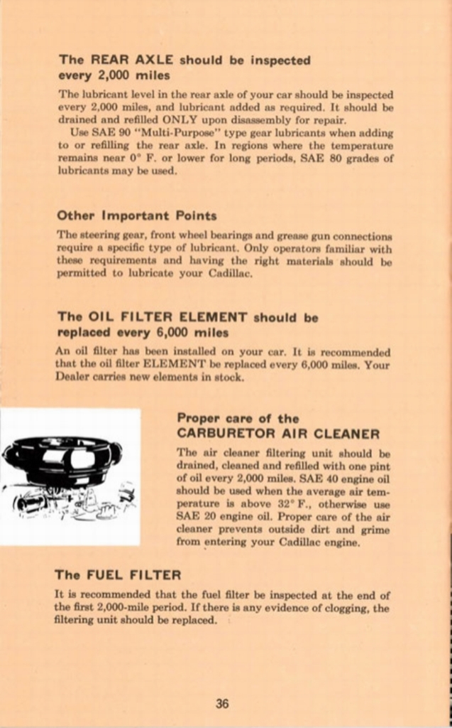 1955 Cadillac Owners Manual Page 39